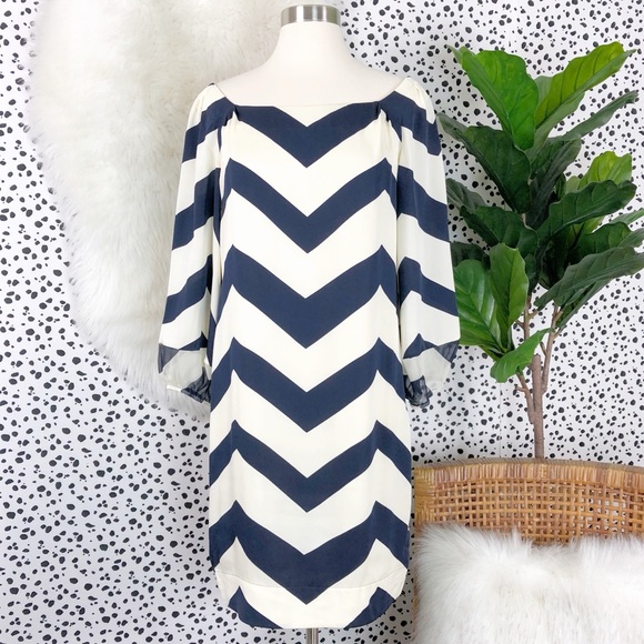 Diane Von Furstenberg Dresses & Skirts - Diane Von Furstenberg | Silk Brygid Chevron Dress